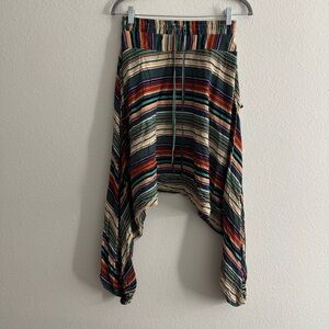 Buddha Pants Unisex Stripe Savannah Haram Yoga Pants Size XS